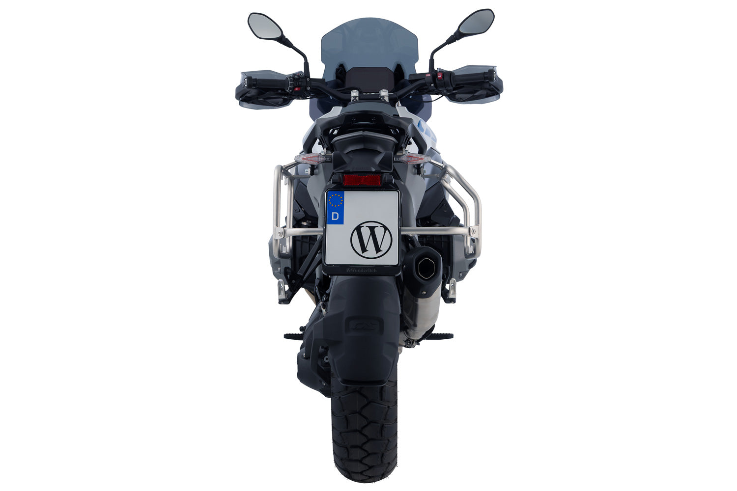 Wunderlich Unirack Case Carrier | Silver | BMW R 1300 GS Adventure - Pyramid Motorcycle Accessories