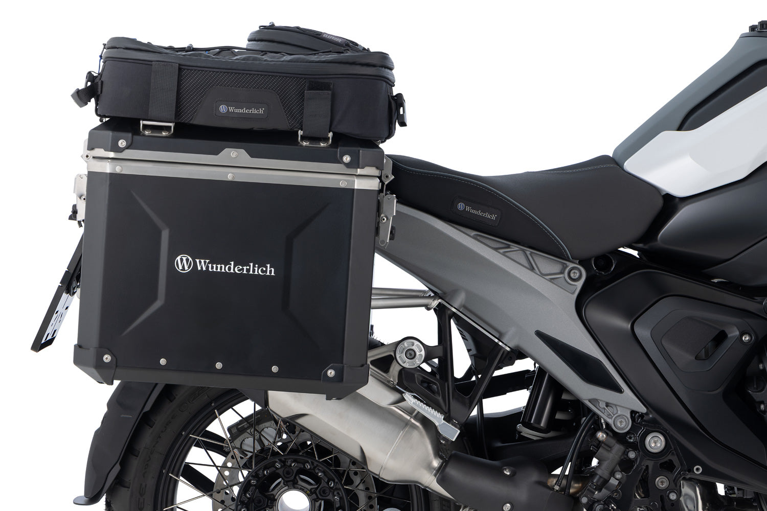 Wunderlich Unirack Case Carrier | Silver | BMW R 1300 GS Adventure - Pyramid Motorcycle Accessories