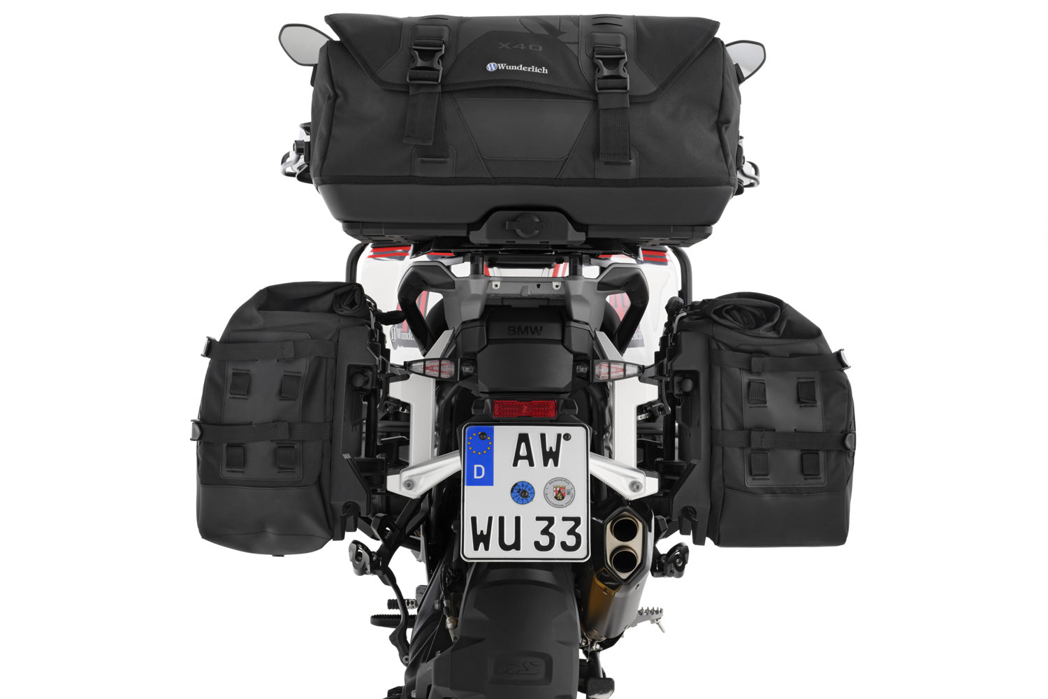 Wunderlich Pannier X-Rack Light Directlock | Black | BMW R 1300 GS Adventure - Pyramid Motorcycle Accessories