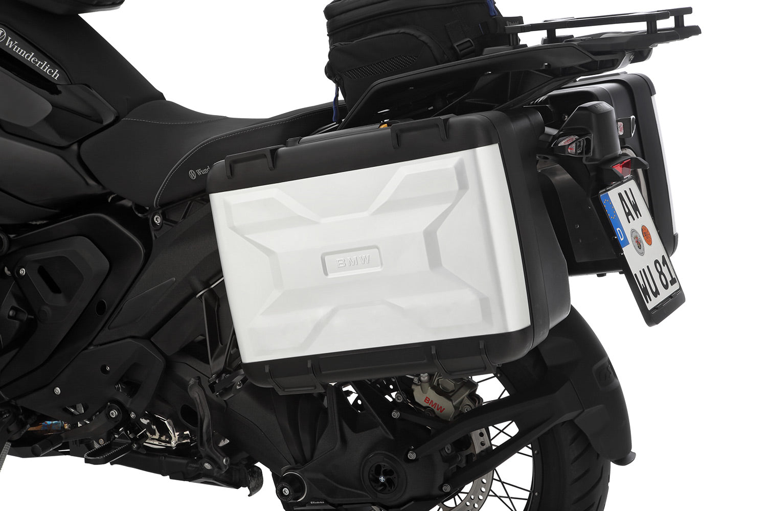 Wunderlich Adapter Set for Vario Cases | R 1300 GS | BlackΒ -Β Β Pyramid Motorcycle Accessories