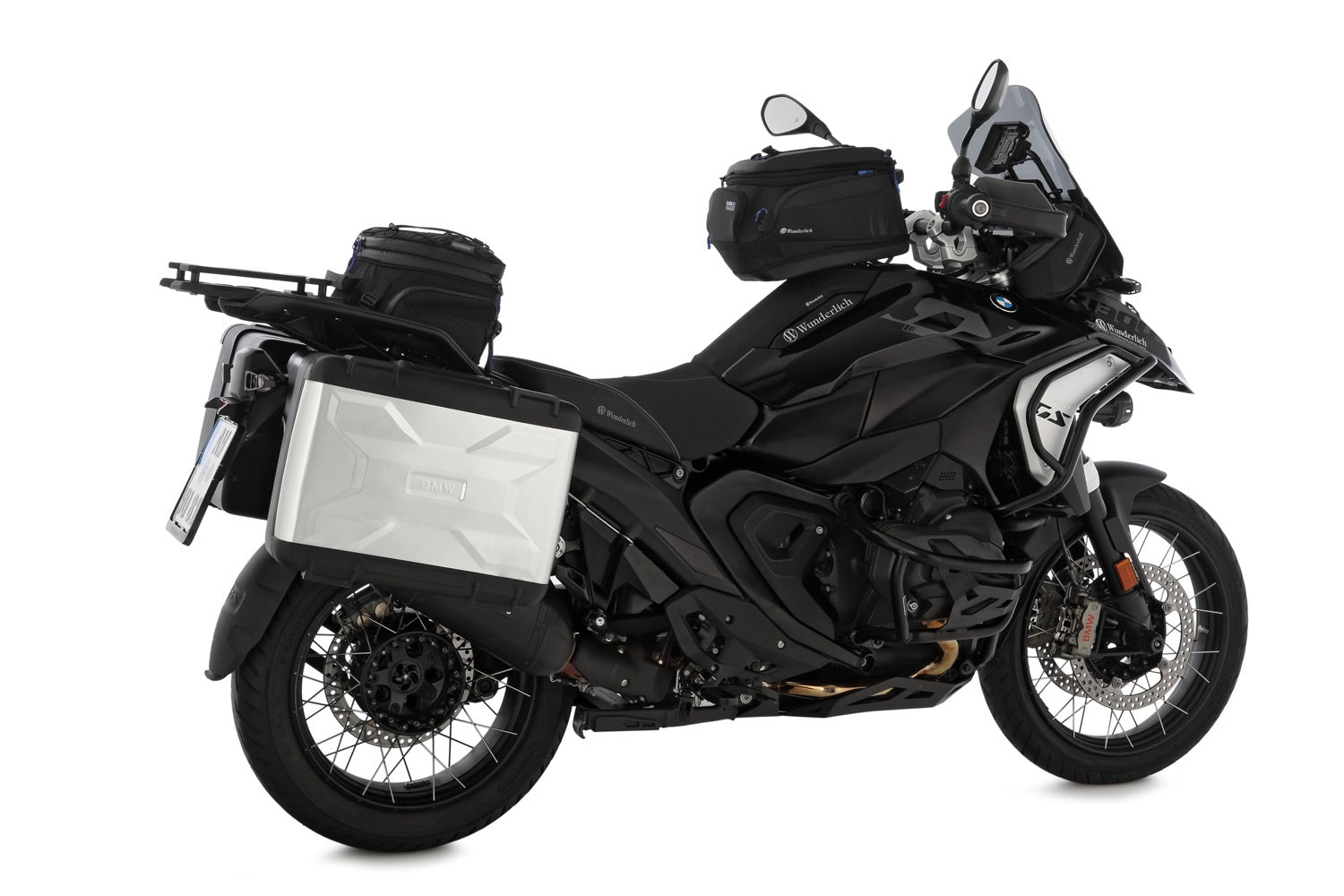 Wunderlich Adapter Set for Vario Cases | R 1300 GS | BlackΒ -Β Β Pyramid Motorcycle Accessories
