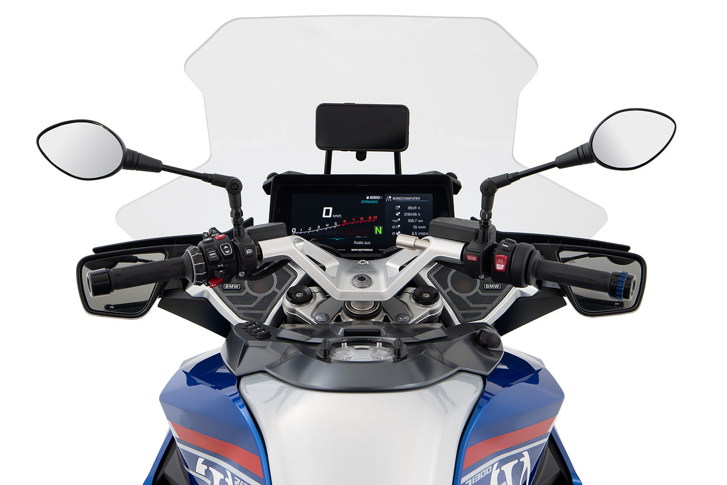 Wunderlich Marathon Windscreen | Light Smoke | BMW R 1300 RT - Pyramid Motorcycle Accessories