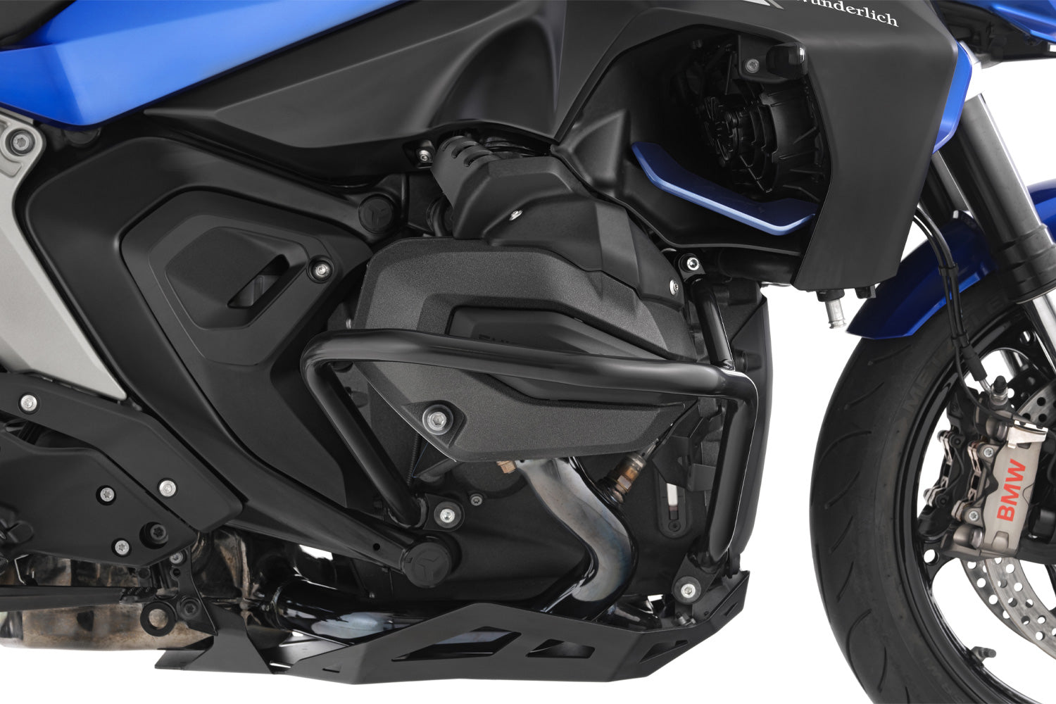 Wunderlich Rock Guard Set For Engine Protection Bars | Black | BMW R 1200 GS - Pyramid Motorcycle Accessories