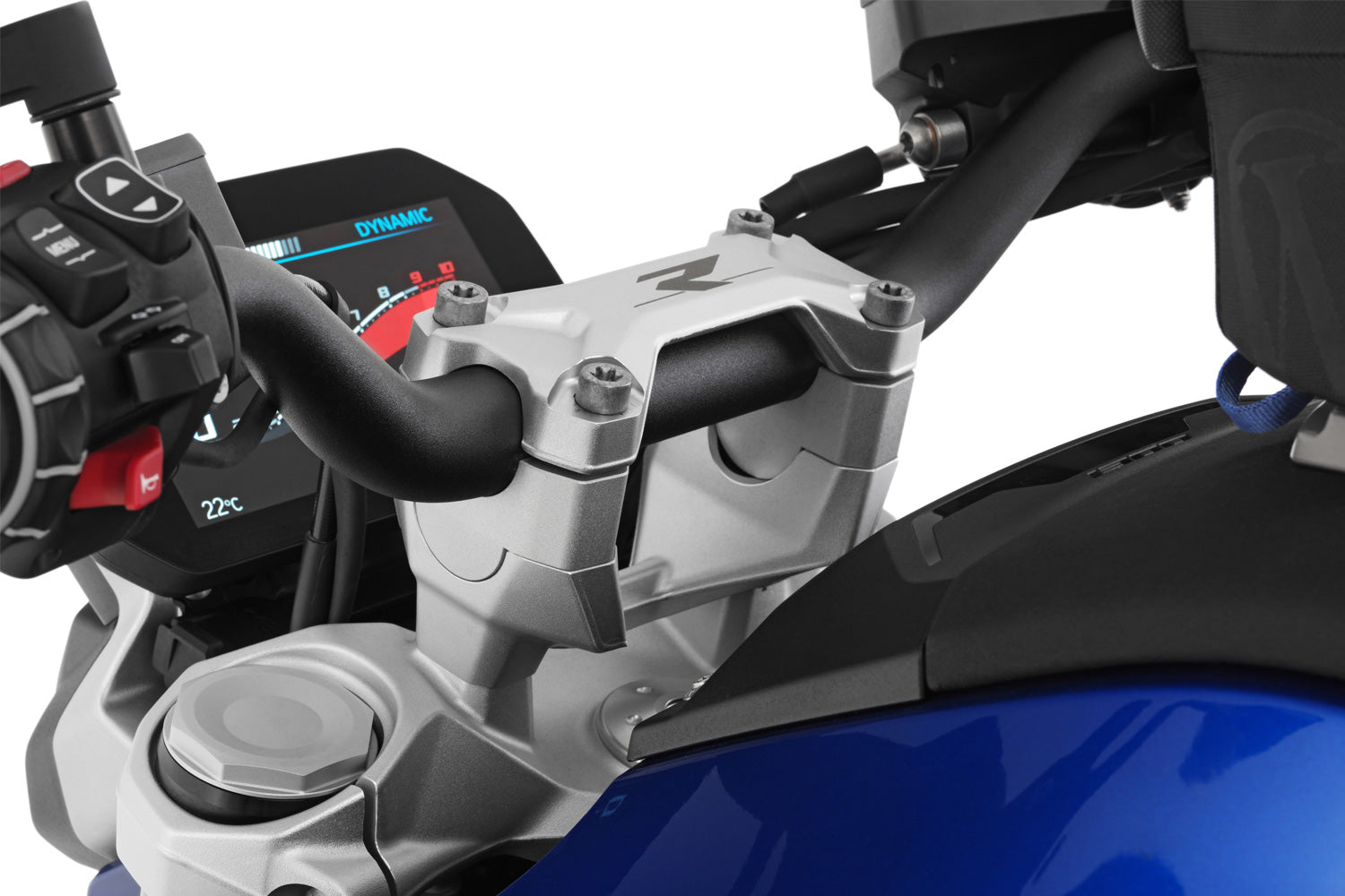 Wunderlich Ergo Passenger Footrest Lowering Kit for BMW | BlackΒ -Β Β Pyramid Motorcycle Accessories