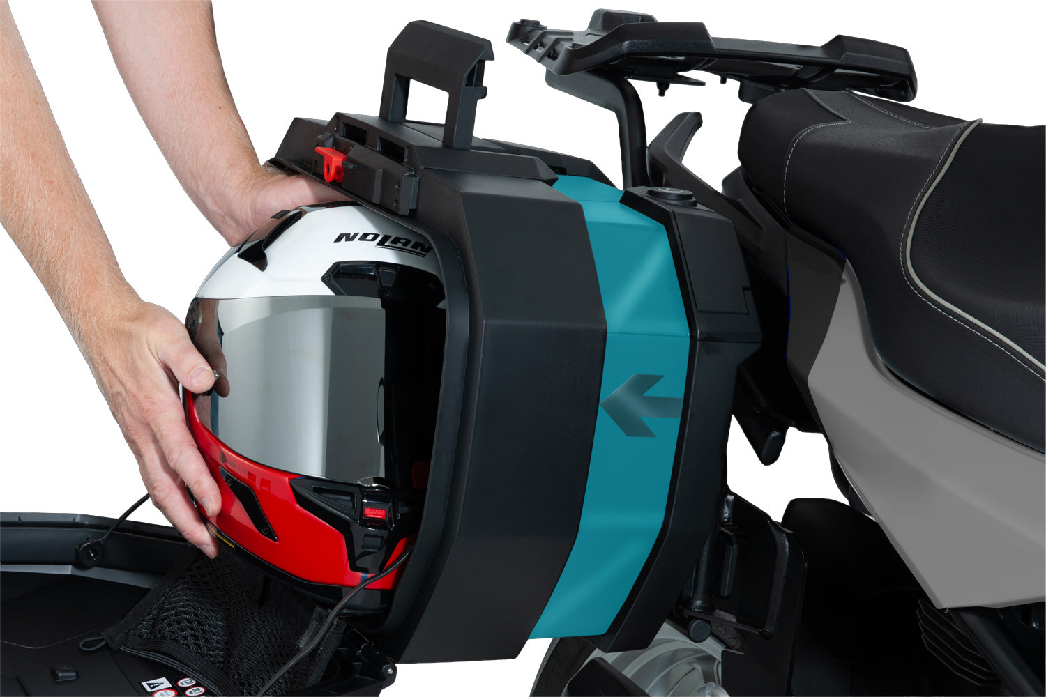 Wunderlich Luggage System Vario Case X-case Without Luggage Mounts | Black-Silver | BMW R 1300 R - Pyramid Motorcycle Accessories