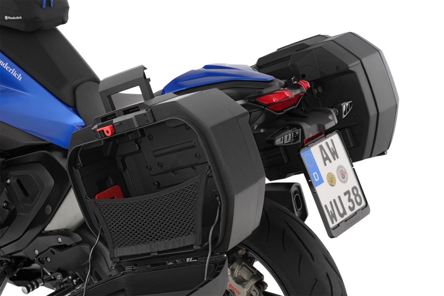Wunderlich Luggage System Vario Case X-case Without Luggage Mounts | Black-Silver | BMW R 1300 R - Pyramid Motorcycle Accessories