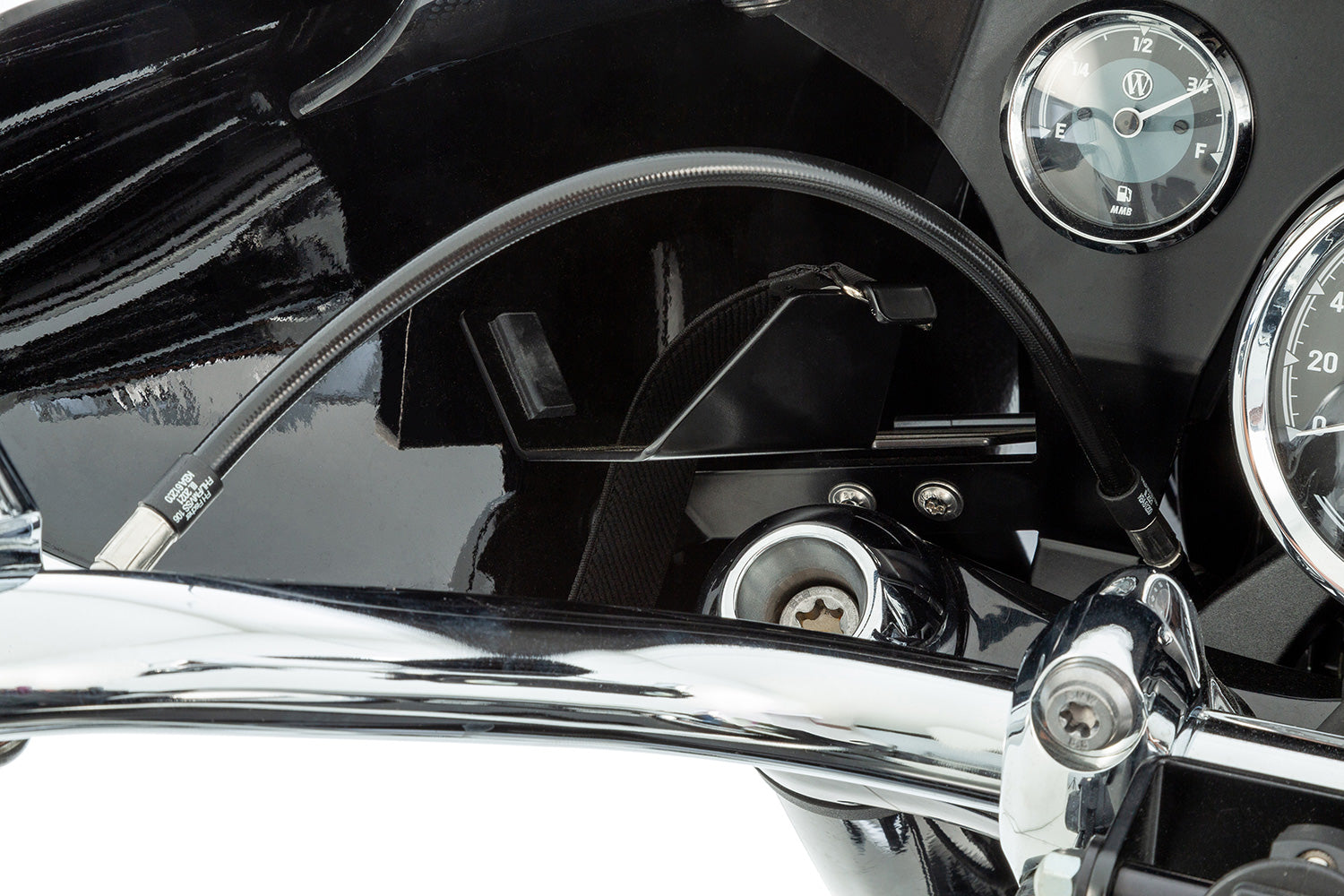 Wunderlich Loudspeaker/Bottle Holder For Highway Cockpit Fairing | Black | BMW R 18 - Pyramid Motorcycle Accessories