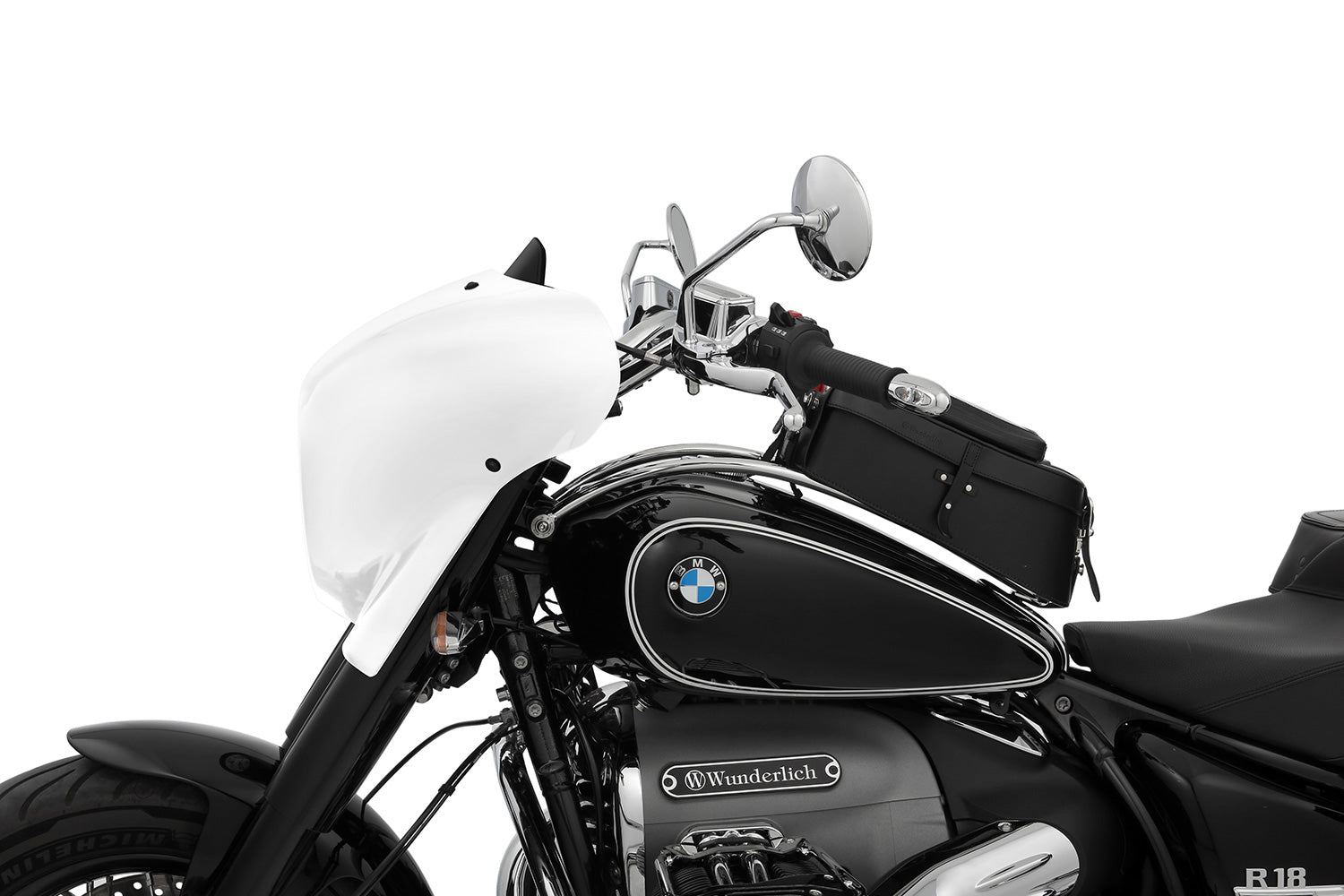 Wunderlich Screen Sport Windshield | Light Smoke | BMW R 18 - Pyramid Motorcycle Accessories