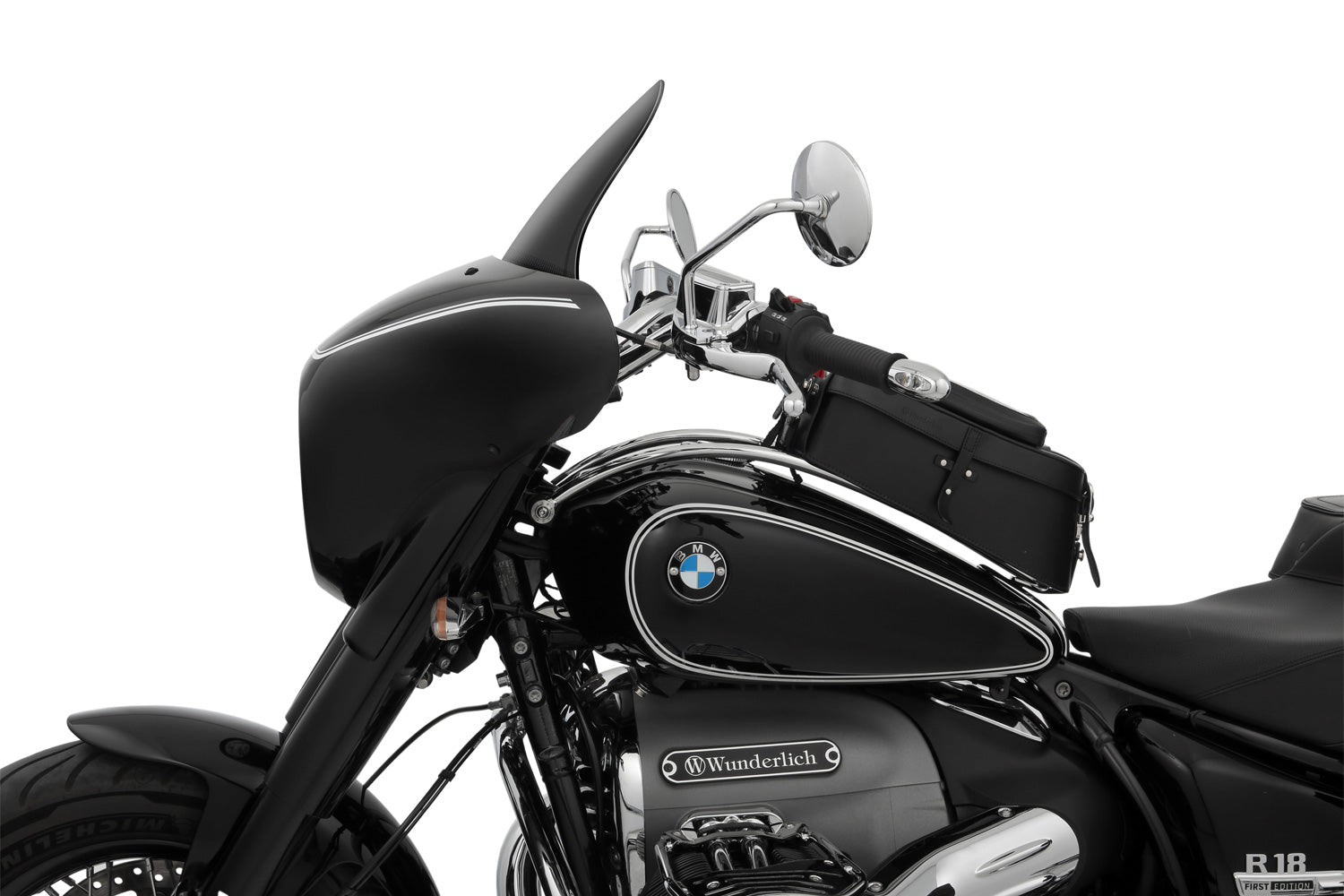 Wunderlich Touring Windshield | Clear | BMW R 18 - Pyramid Motorcycle Accessories