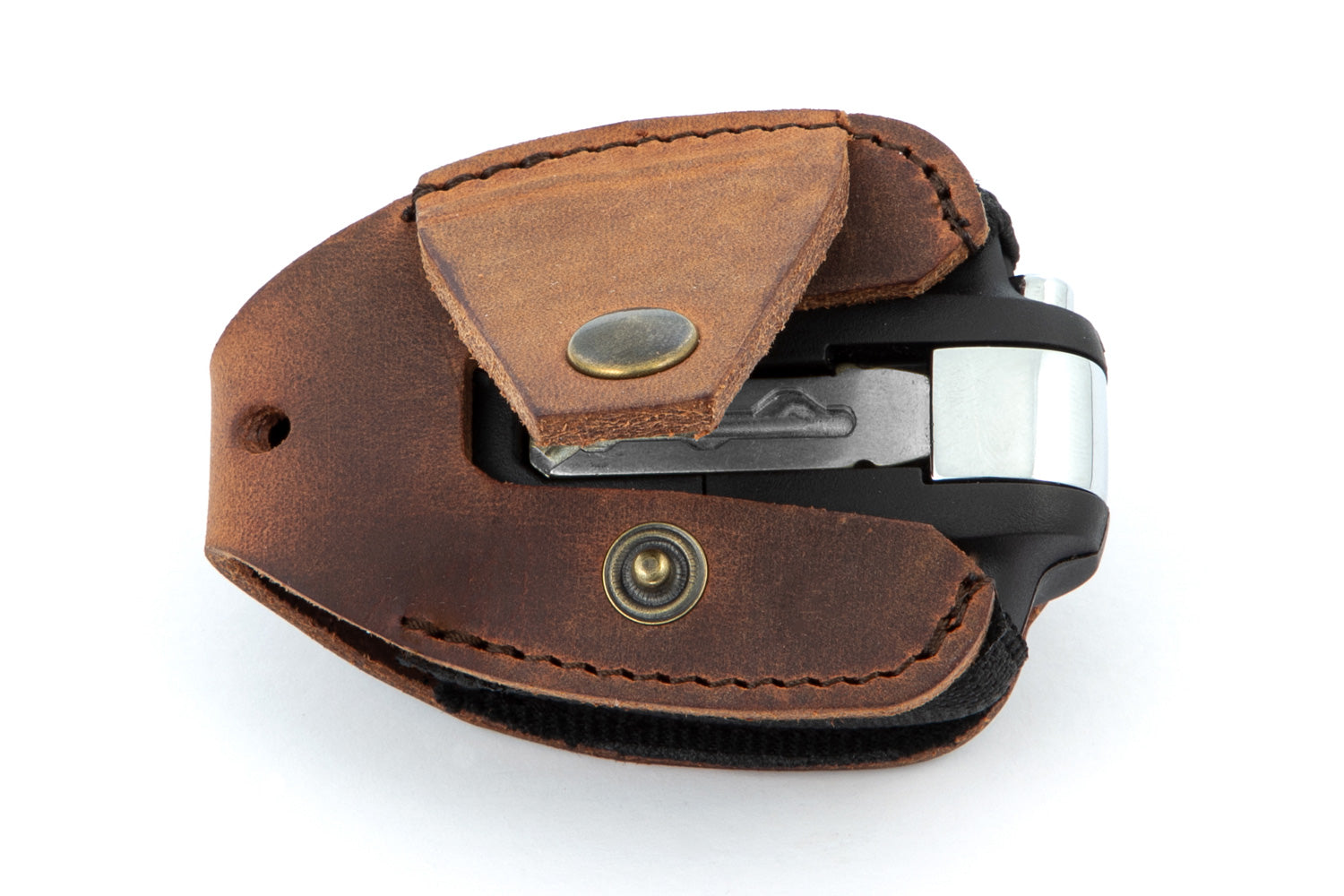 Wunderlich Key Pouch Genuine Leather | Brown | BMW R 18 - Pyramid Motorcycle Accessories