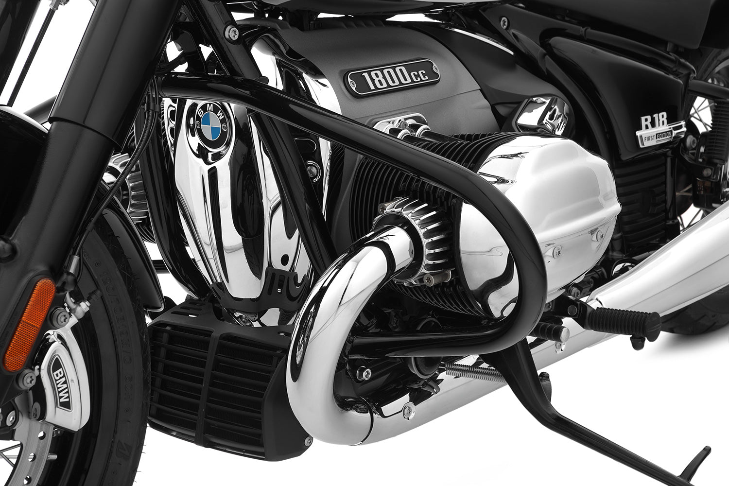 Wunderlich Engine Protection Bar | R nineT | Black - Pyramid Motorcycle Accessories