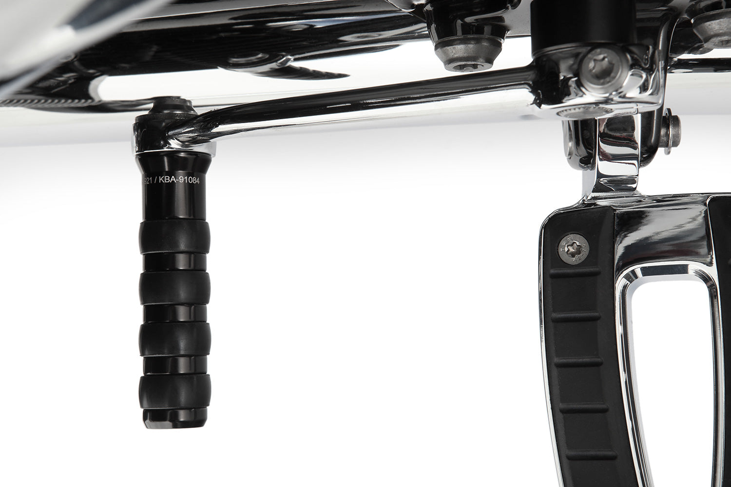 Wunderlich Gear-shifter Extension with Footrests | Chrome | BMW R 18Β -Β Β Pyramid Motorcycle Accessories