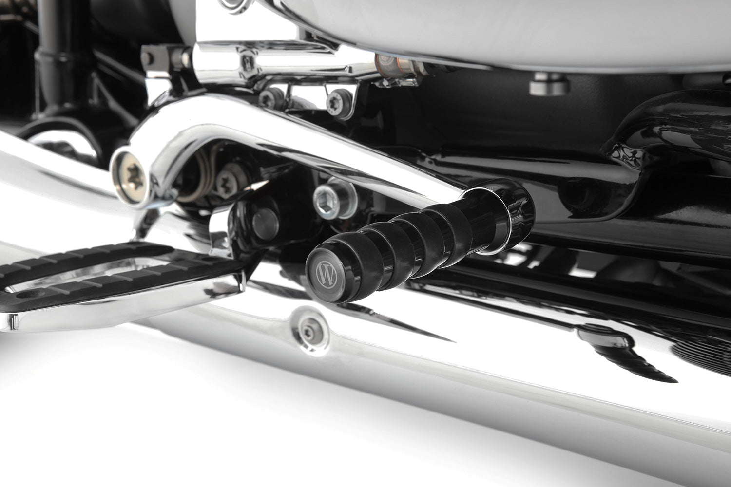 Wunderlich Brake Lever Extension For Models with Footrests | ChromedΒ -Β Β Pyramid Motorcycle Accessories