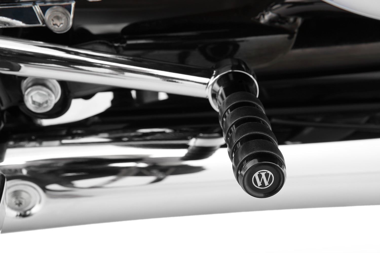 Wunderlich Brake Lever Extension For Models with Footrests | ChromedΒ -Β Β Pyramid Motorcycle Accessories