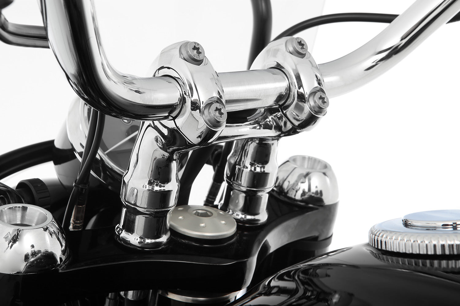 Wunderlich Handlebar Riser Ergo 25 mm | Black | BMW R 18 - Pyramid Motorcycle Accessories