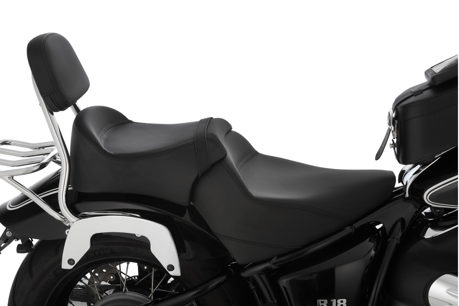 Wunderlich Aktivkomfort Rider Seat | Black - Pyramid Motorcycle Accessories