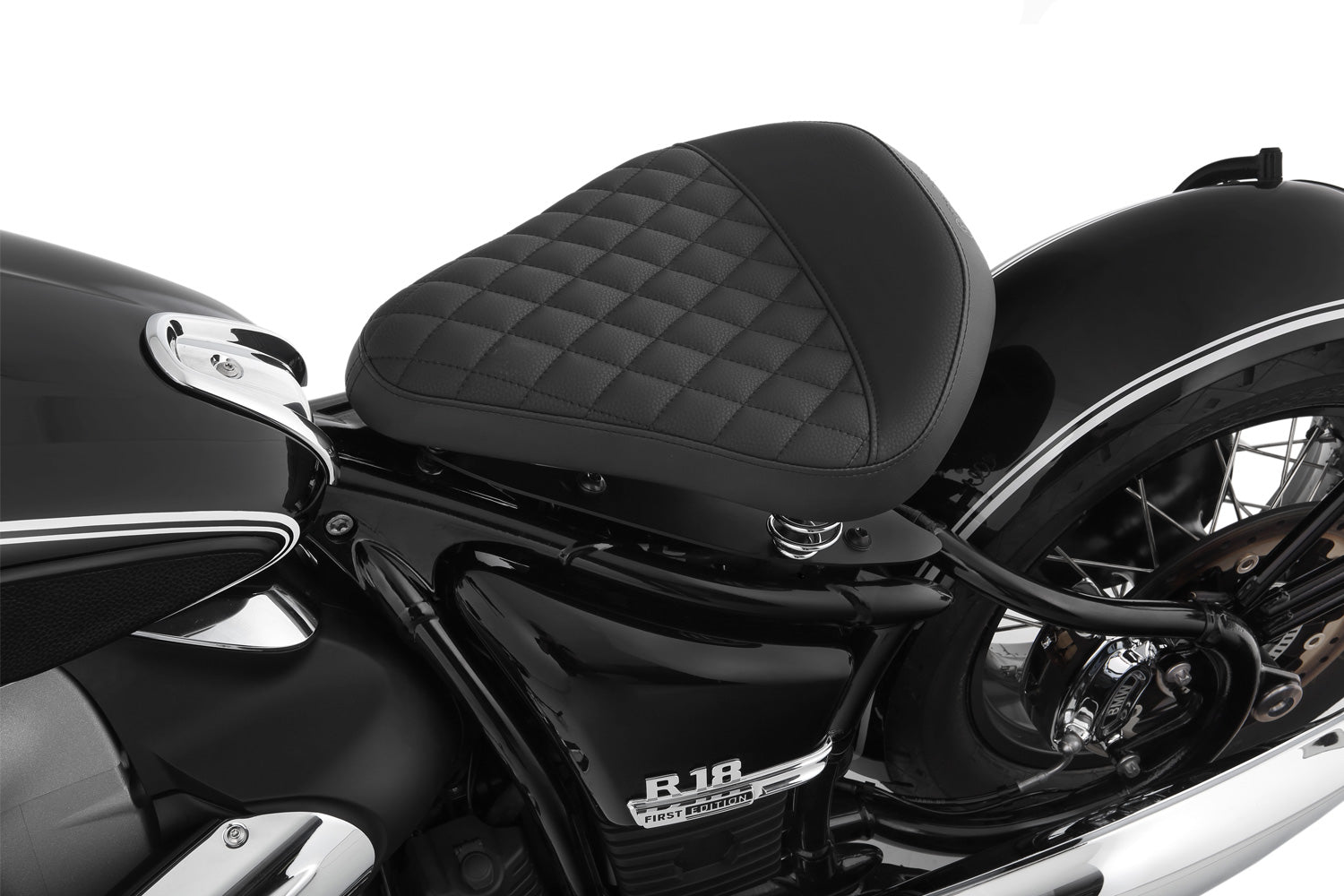 Wunderlich Swingarm Cap Classic Right | Black | BMW R nineT - Pyramid Motorcycle Accessories