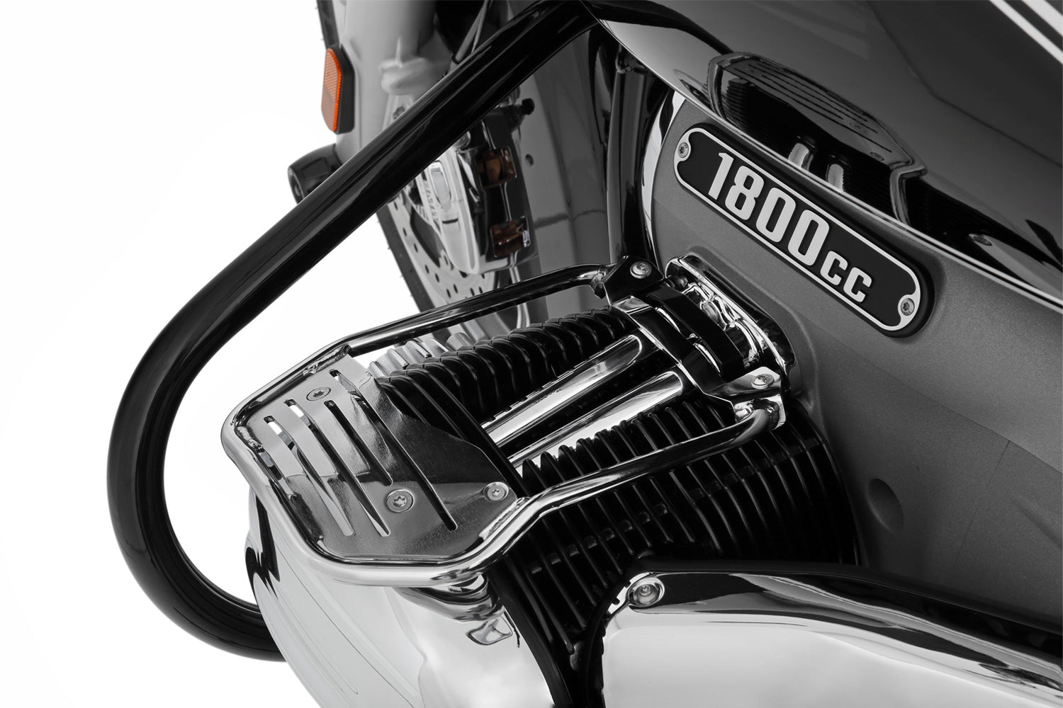Wunderlich Leg Rests Left and Right | Chrome | BMW R 18 - Pyramid Motorcycle Accessories