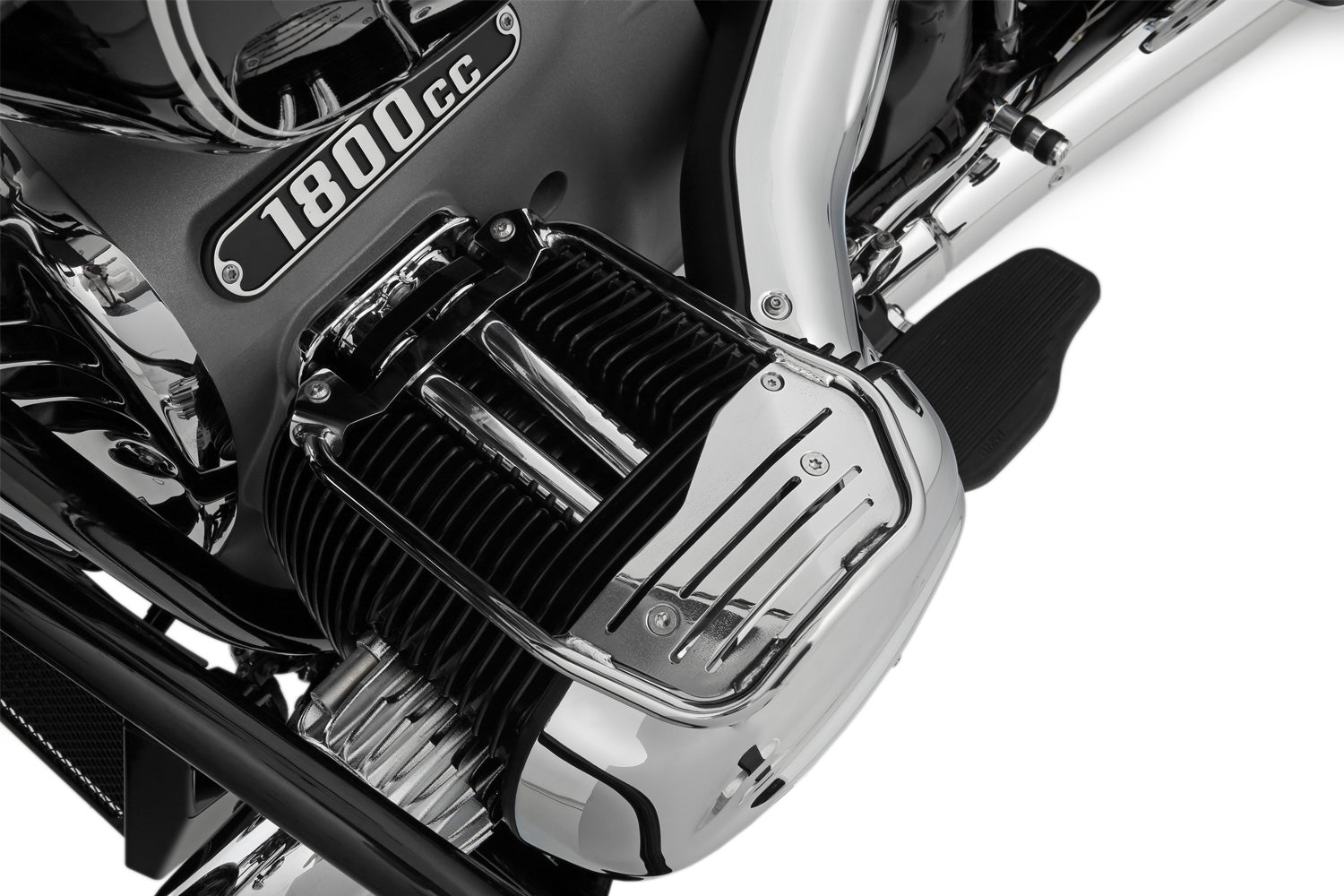 Wunderlich Leg Rests Left and Right | Chrome | BMW R 18 - Pyramid Motorcycle Accessories