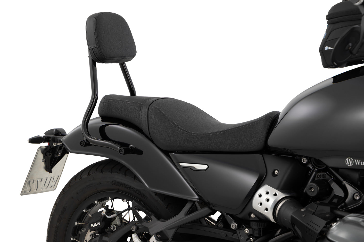 Wunderlich Backrest For R 12 | Black - Pyramid Motorcycle Accessories