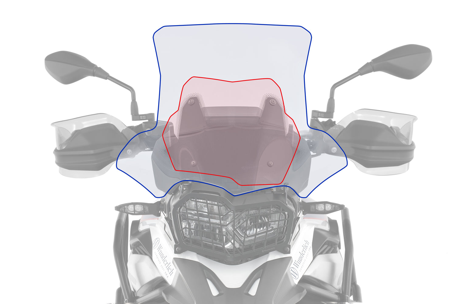 Wunderlich Windshield Marathon | Clear | BMW F 650 GS - Pyramid Motorcycle Accessories
