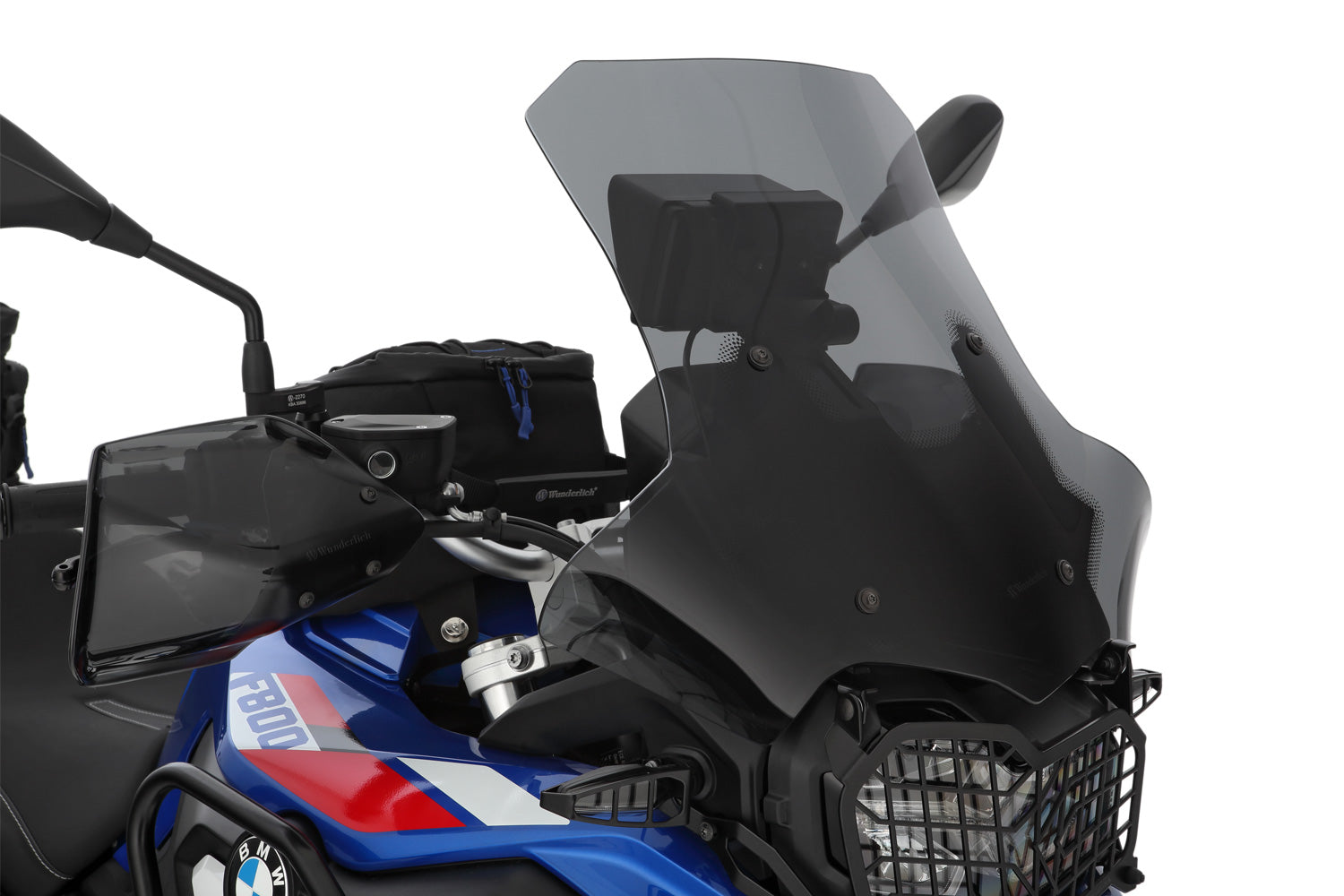 Wunderlich Windshield Marathon Carrier Long 160mm | Light Smoke | BMW F 750 GS - Pyramid Motorcycle Accessories