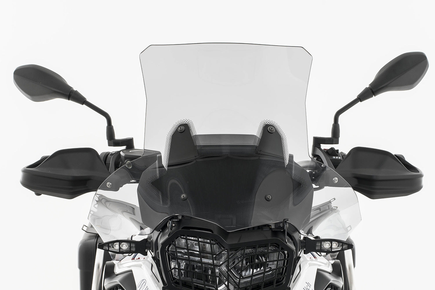 Wunderlich Windshield Extreme Carrier Short 115mm | Light Smoke | BMW F 750 GS - Pyramid Motorcycle Accessories