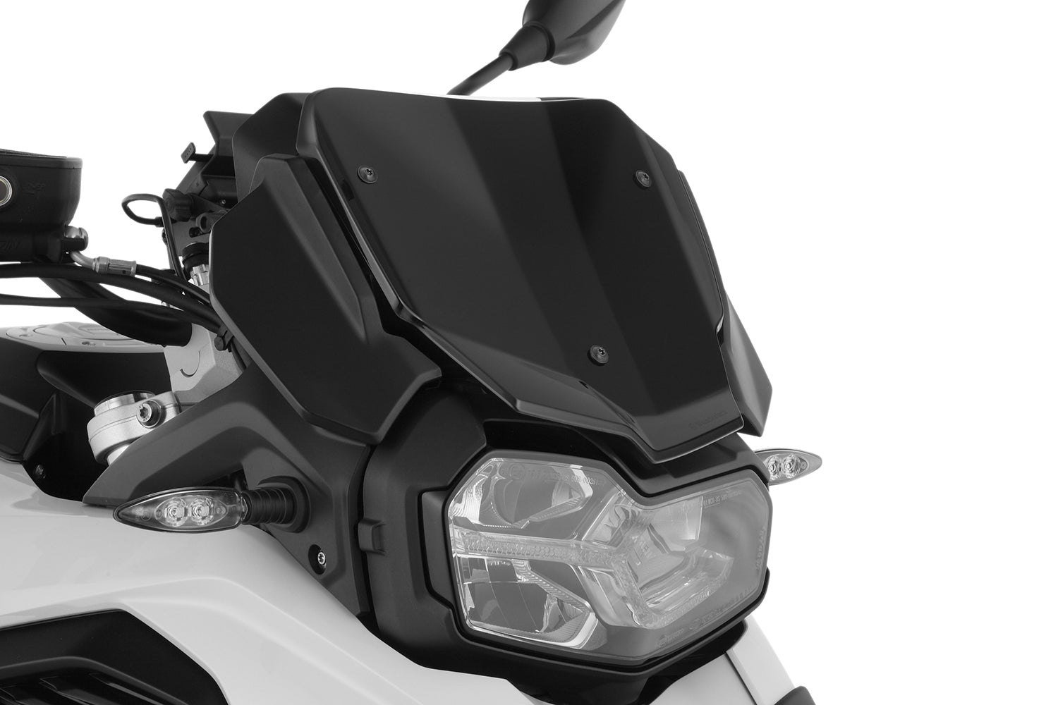 Wunderlich Windshield Flowjet | Triple Black | BMW R 1250 GS Adventure - Pyramid Motorcycle Accessories