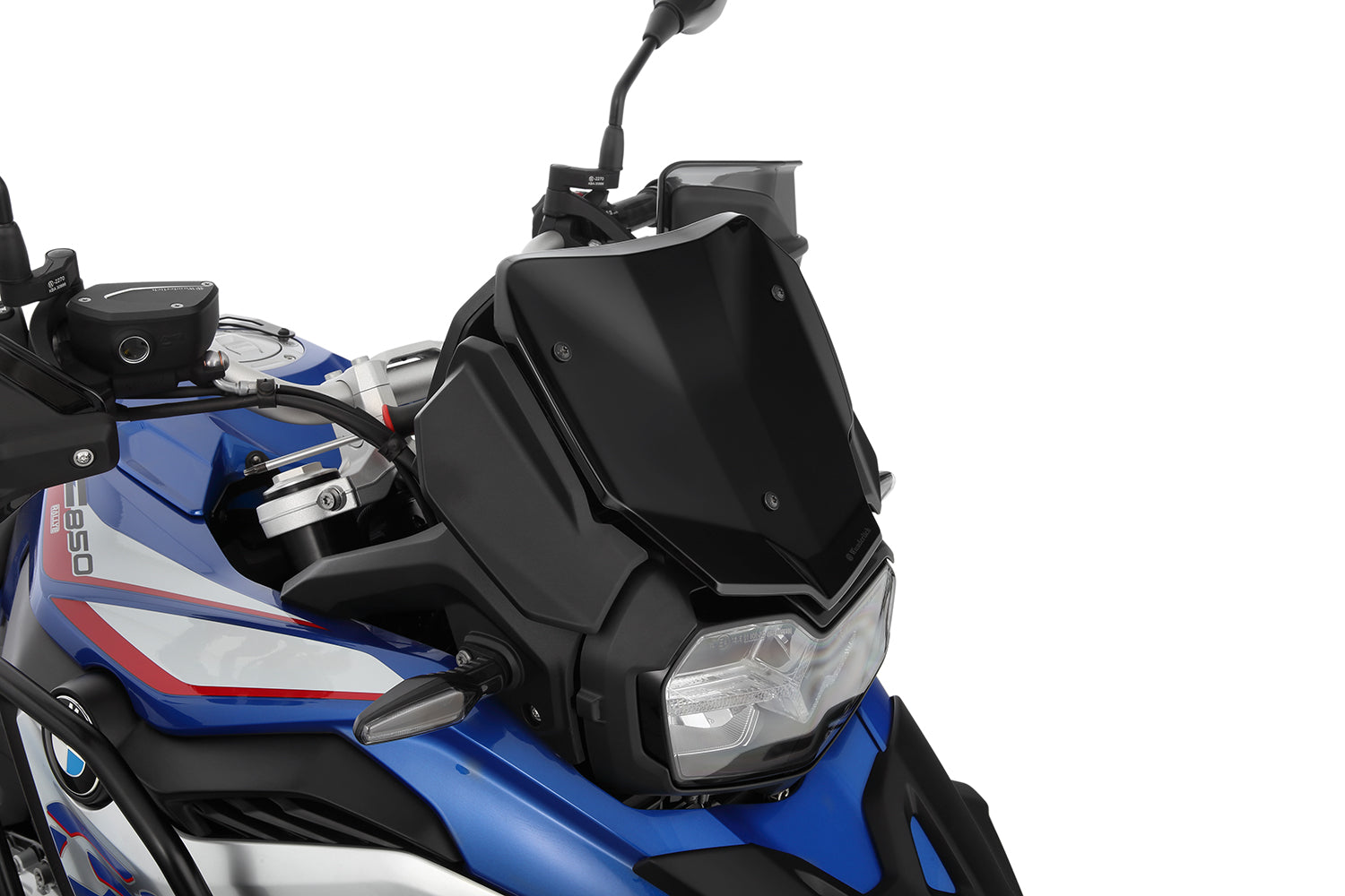 Wunderlich Windshield Flowjet | Triple Black | BMW R 1250 GS Adventure - Pyramid Motorcycle Accessories