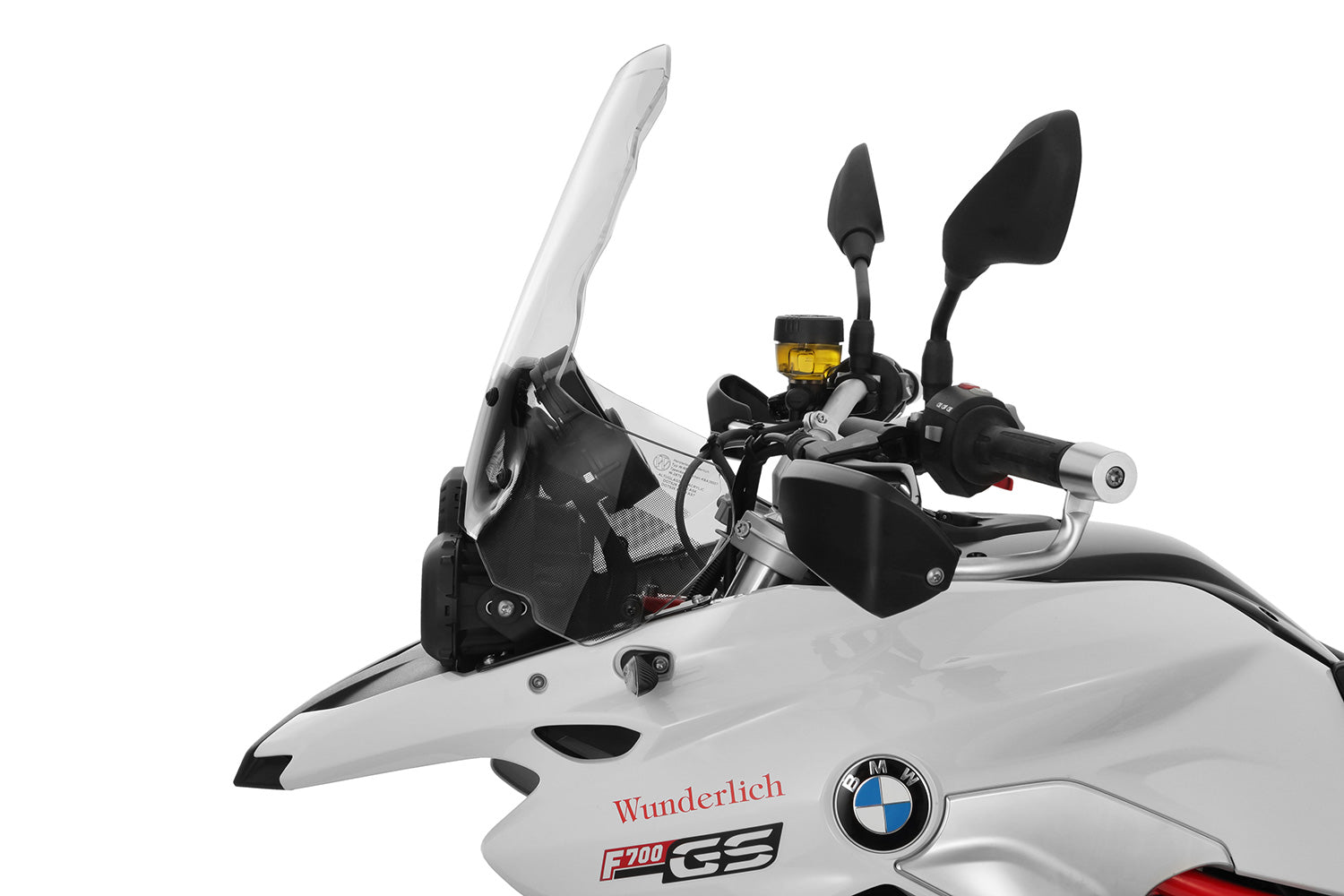 Wunderlich Windshield Marathon Models with Original Board Socket | Clear | BMW G 310 GS - Pyramid Motorcycle Accessories