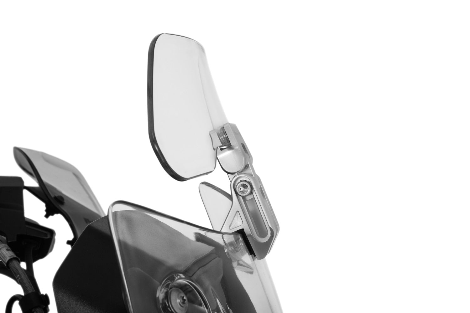 Wunderlich Vario-Ergo+ Windshield Extension | Clear | BMW C 400 X - Pyramid Motorcycle Accessories