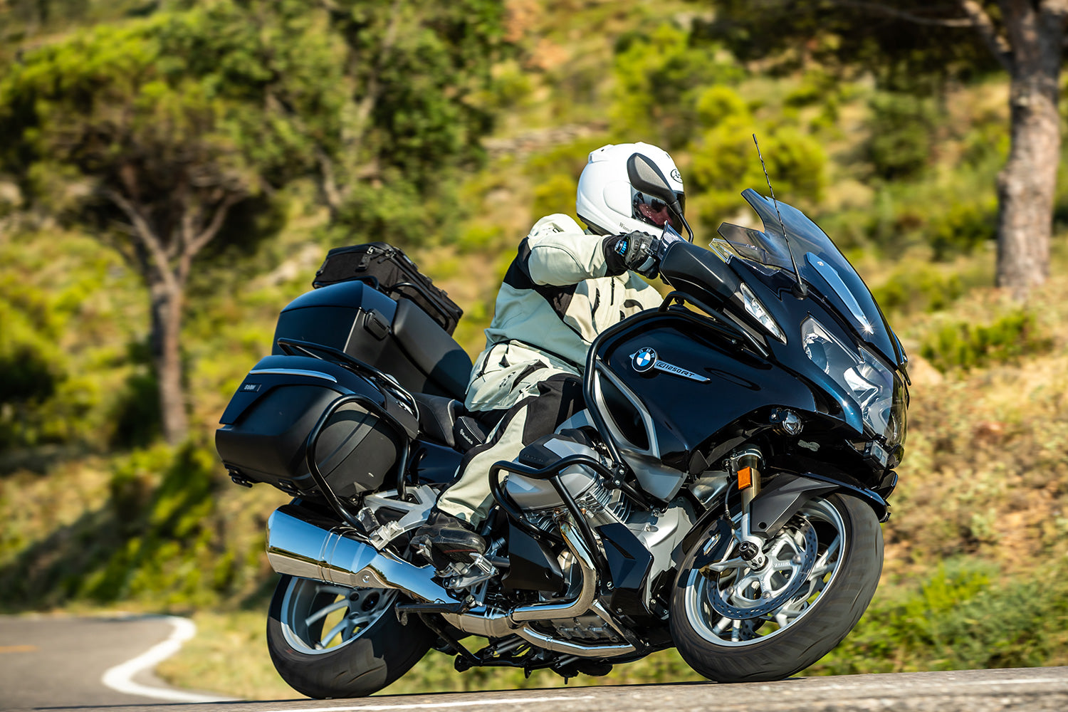Wunderlich Case Protection Bar | Black | R 1250 RT - Pyramid Motorcycle Accessories