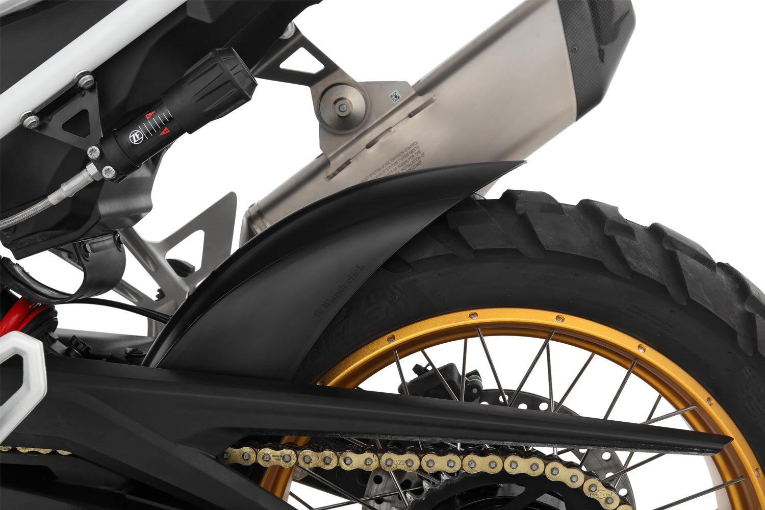 Wunderlich Rear Hugger | Black | BMW S 1000 XR - Pyramid Motorcycle Accessories