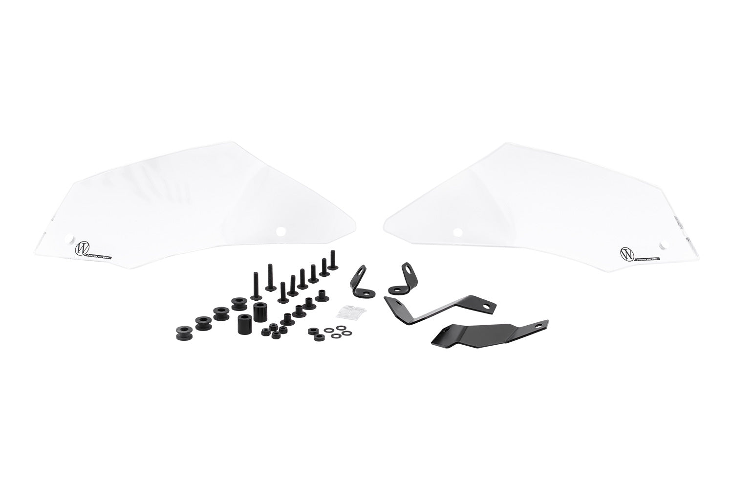 Wunderlich Wind Deflector Marathon-Plus | Light Smoke | BMW R 1200 RS - Pyramid Motorcycle Accessories