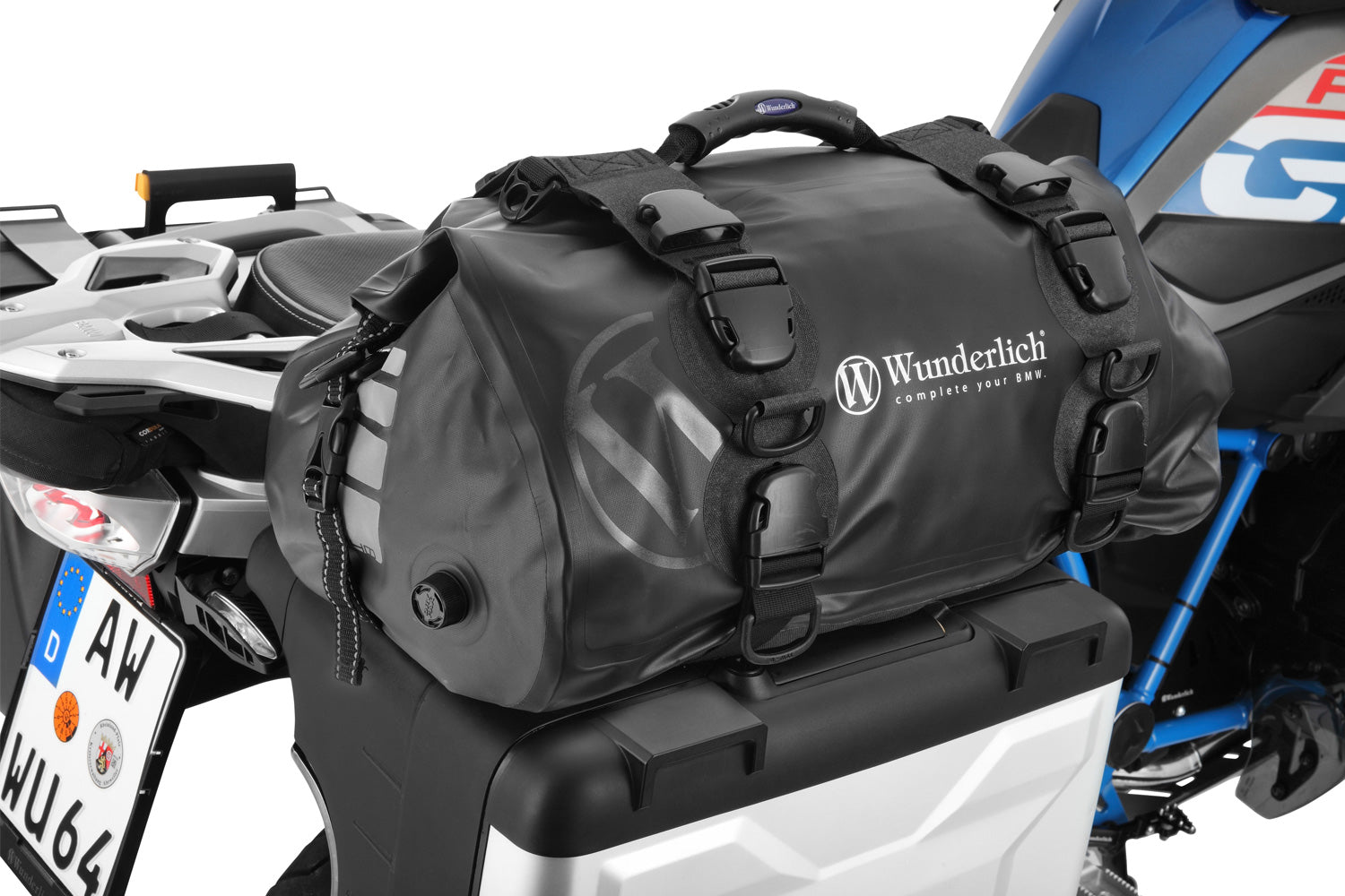 Wunderlich Wall Mount For Vario Case Set | Silver | BMW R 1300 GSΒ -Β Β Pyramid Motorcycle Accessories