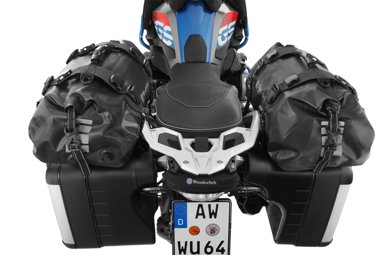 Wunderlich Luggage Rail For Original Vario Case Right | Black | BMW R 1250 GS - Pyramid Motorcycle Accessories