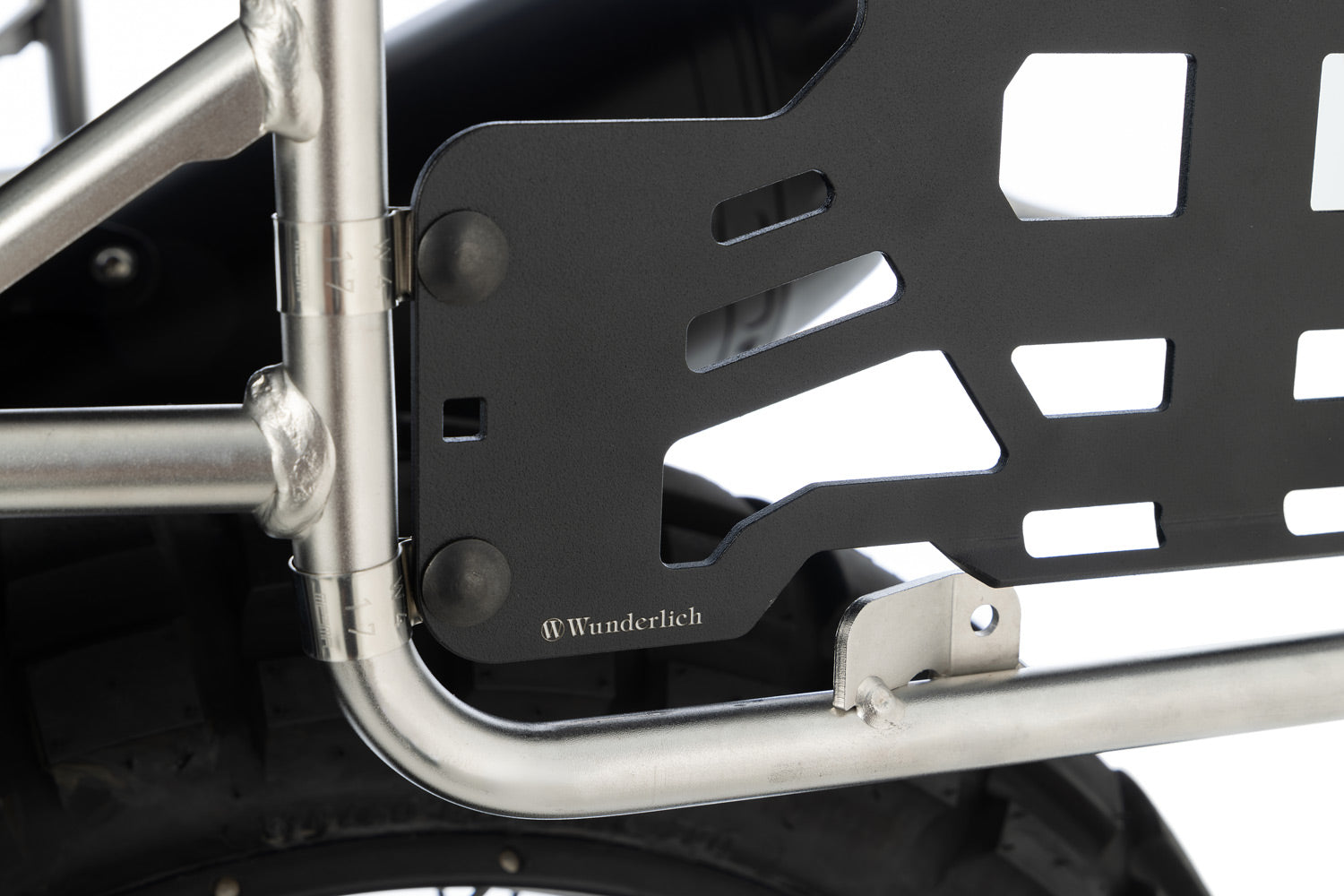 Wunderlich Universal Holder For Luggage Racks | Black | BMW R 1250 GS Adventure - Pyramid Motorcycle Accessories