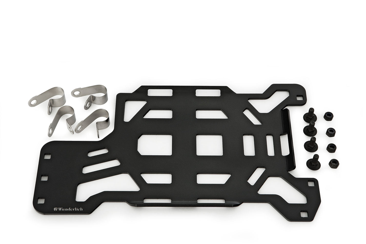 Wunderlich Universal Holder For Luggage Racks | Black | BMW R 1250 GS Adventure - Pyramid Motorcycle Accessories