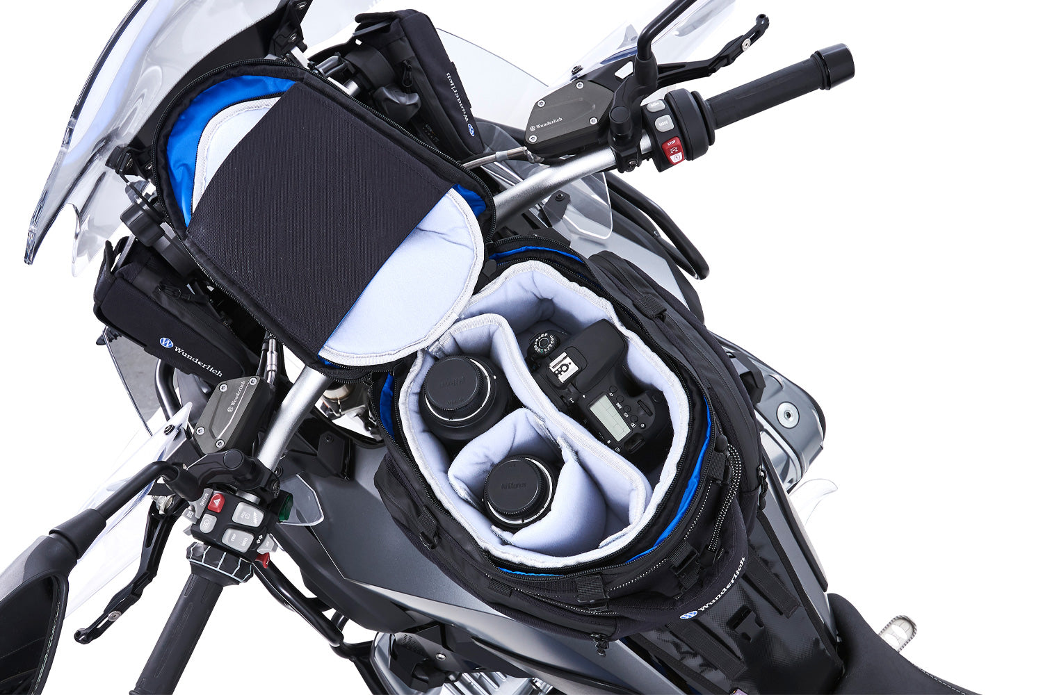 Wunderlich Tank Bag Photo Insert Click Bag Elephant | Black | BMW R nineTย -ย ย Pyramid Motorcycle Accessories