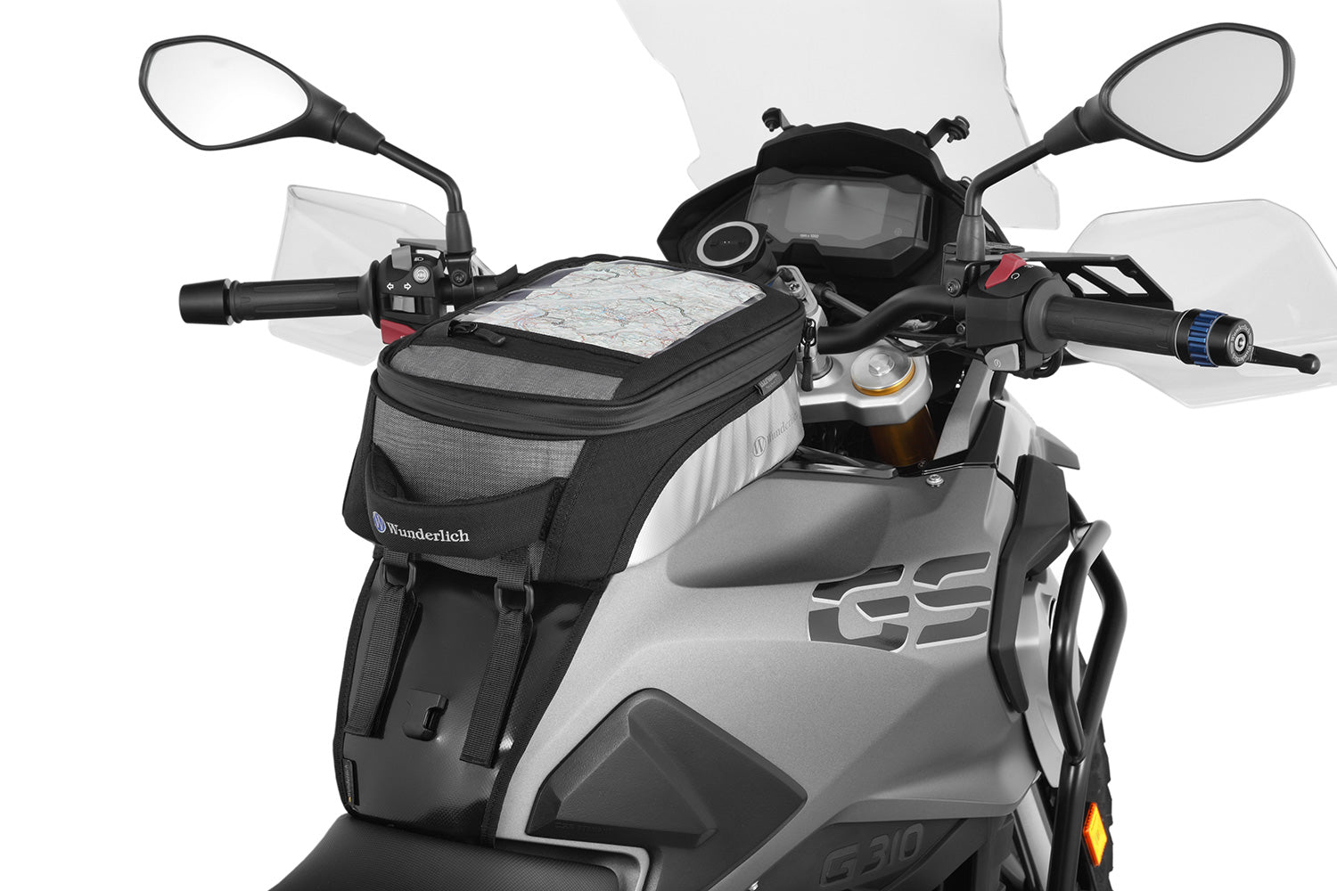 Wunderlich Mounting System For Elephant Tank Bag | Black | BMW K 1600 GT - Pyramid Motorcycle Accessories