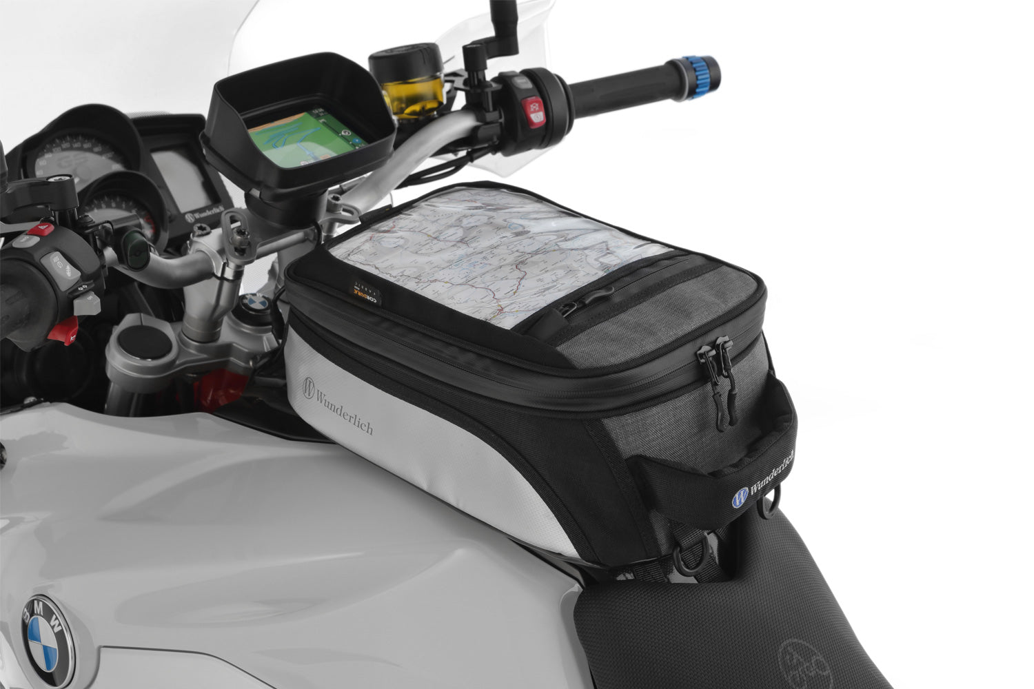 Wunderlich Mounting System For Elephant Tour Edition Tank Bag | Black | BMW F 650 GS - Pyramid Motorcycle Accessories