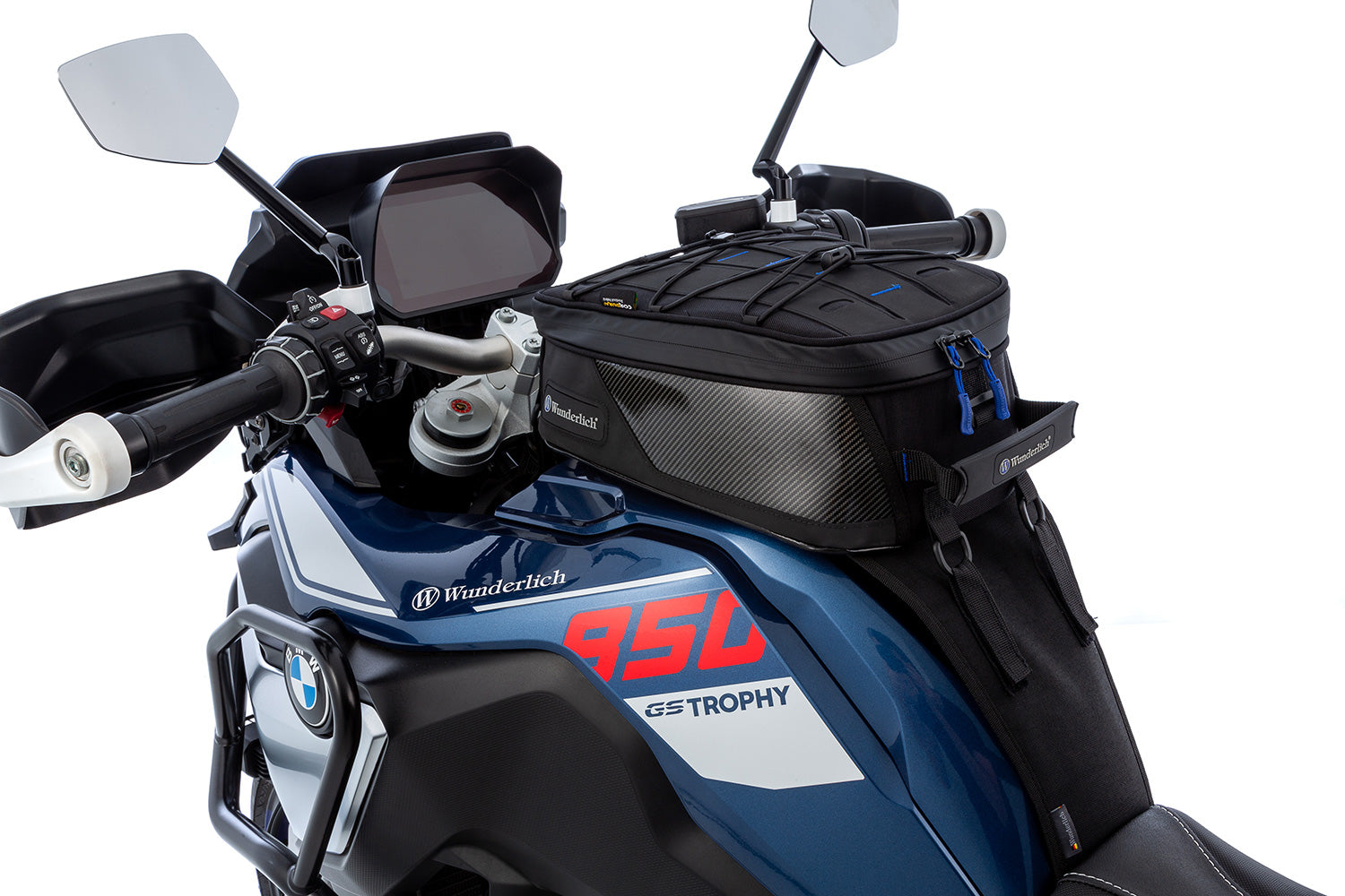 Wunderlich Mounting System For Elephant Tank Bag | Black | BMW R 1250 RT - Pyramid Motorcycle Accessories