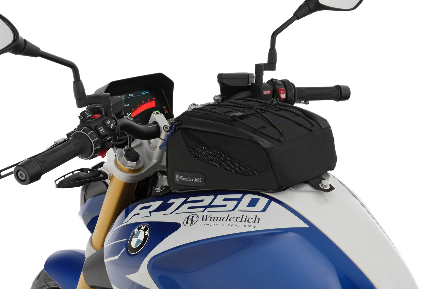 Wunderlich “Elephant Sport Edition” Tank Bag | Black | R 1250 R - Pyramid Motorcycle Accessories