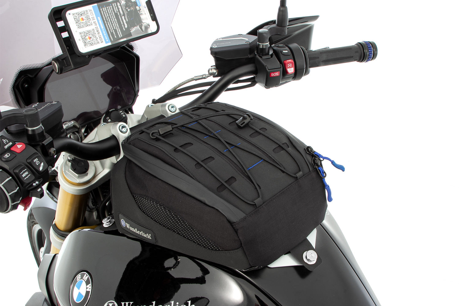 Wunderlich “Elephant Sport Edition” Tank Bag | Black | R 1250 R - Pyramid Motorcycle Accessories