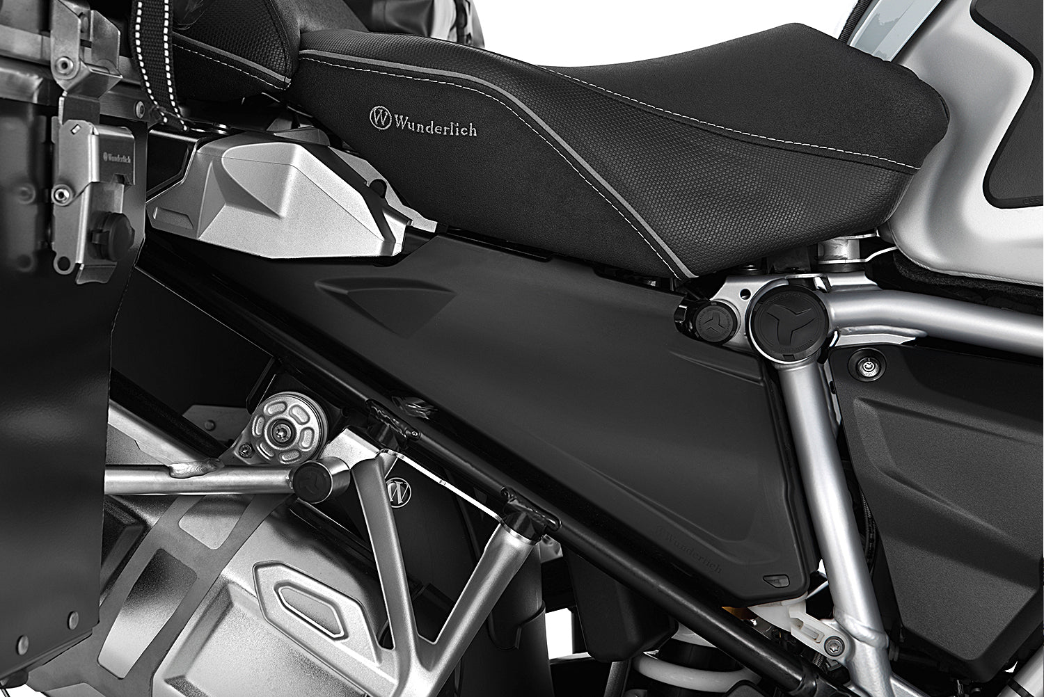 Wunderlich Frame Cover Set | Black | BMW R 1250 GS Adventure - Pyramid Motorcycle Accessories
