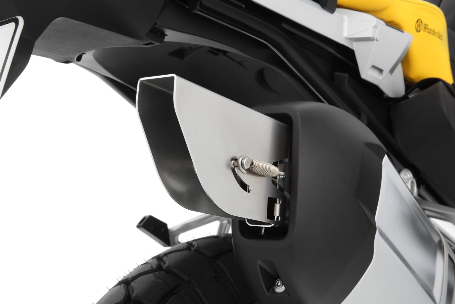 Wunderlich Gonzzoo Exhaust Deflector | Black | BMW R 1250 GS - Pyramid Motorcycle Accessories