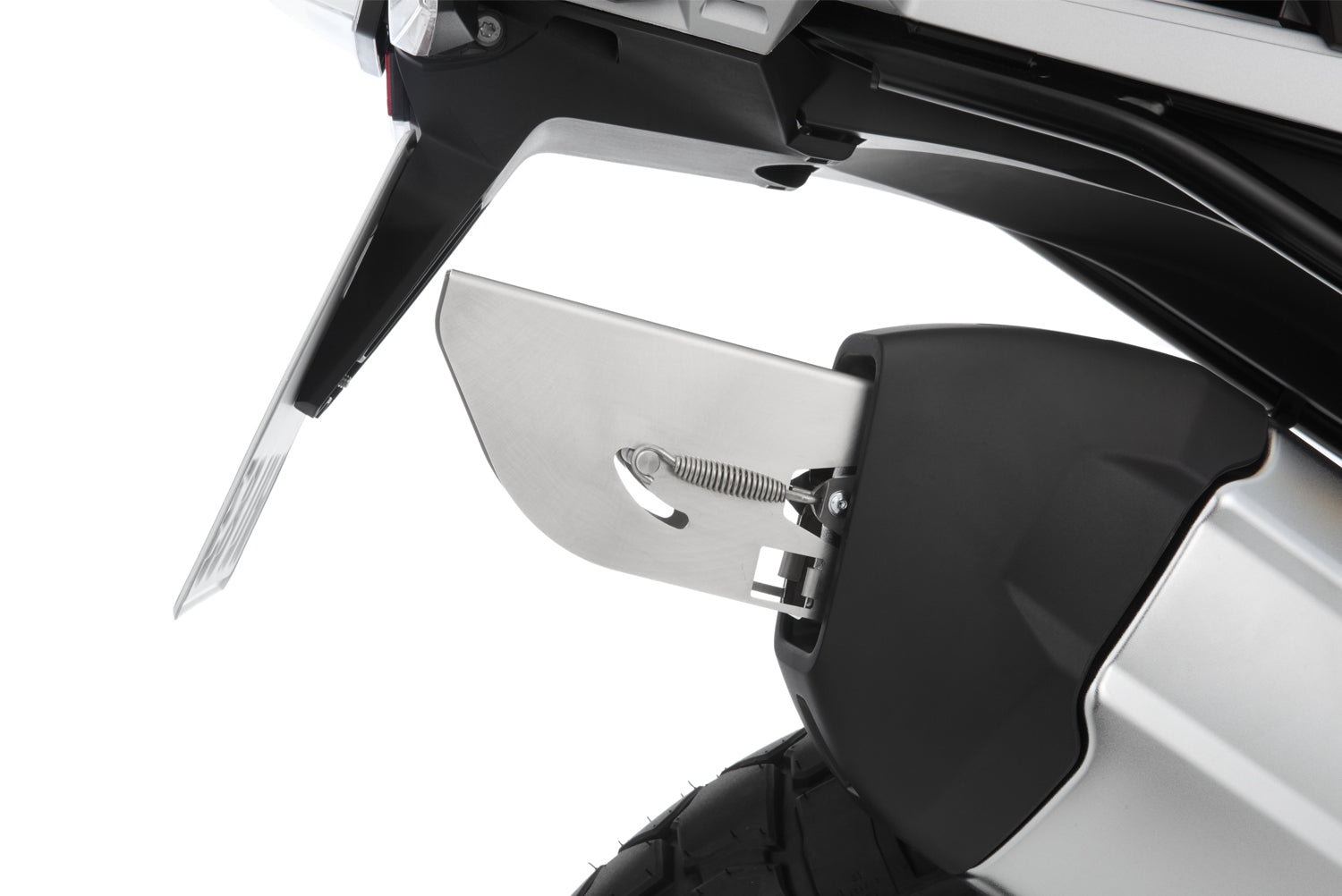 Wunderlich Gonzzoo Exhaust Deflector | Black | BMW R 1250 GS - Pyramid Motorcycle Accessories