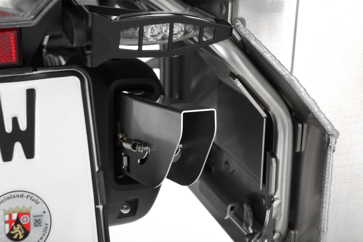 Wunderlich Gonzzoo Exhaust Deflector | Black | BMW R 1250 GS - Pyramid Motorcycle Accessories