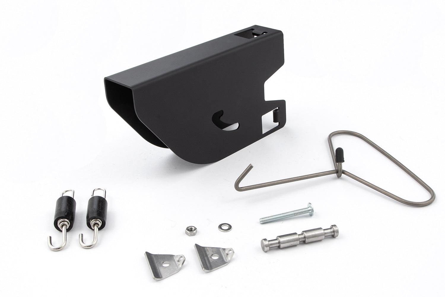 Wunderlich Gonzzoo Exhaust Deflector For Akrapovic Sports | Silver | BMW R 1250 GS - Pyramid Motorcycle Accessories