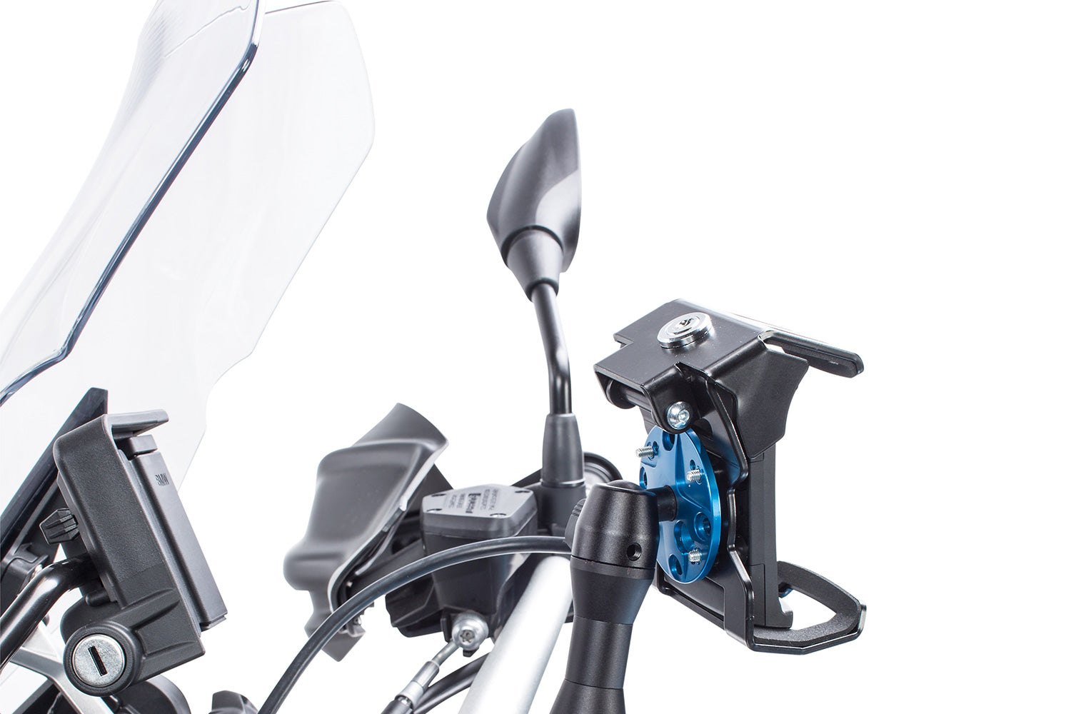 Wunderlich Bracket For Garmin Zumo 590/595 Extreme | Black - Pyramid Motorcycle Accessories